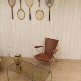 Fauteuil pliant en skaï
