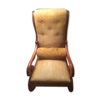 Rocking chair victorien