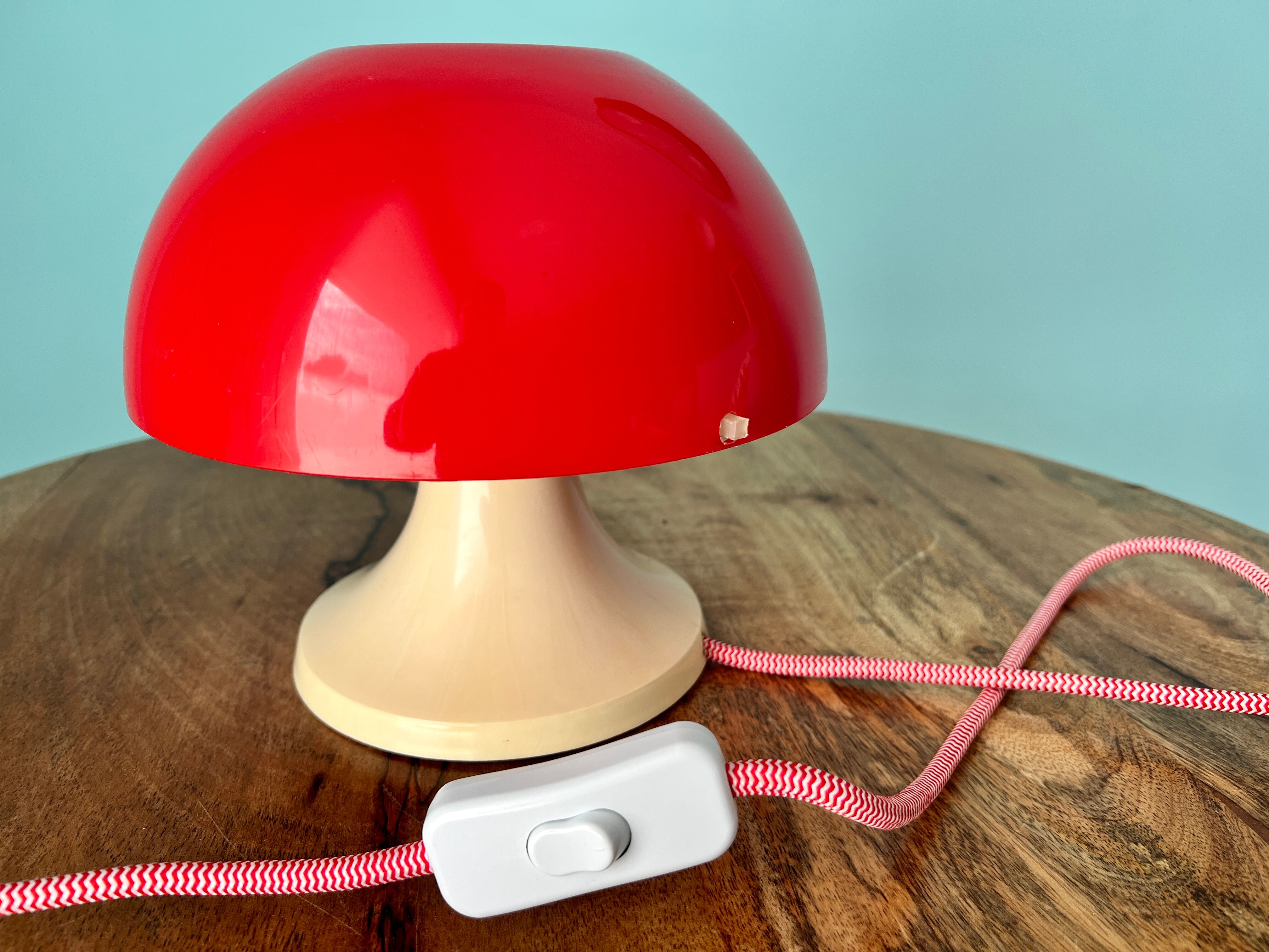 Red mushroom lamp 1970
