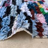 Moroccan boucherouite carpet - 128 x 185 cm