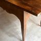 Dining table with 2 drawers in walnut, Louis XV period, 18th century. ☐ 188 x 70 cm