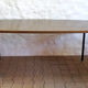 Grande table ovale vintage années 60