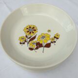 Set 14 plates Marguerites pop design 1970 Sovirel