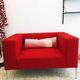 Red sofa Allen MDF Italia by Bruno FATTORINI 1998