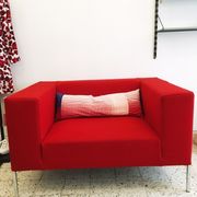 Red sofa Allen MDF Italia by Bruno FATTORINI 1998