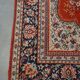 Vintage oriental rug in predominantly red/beige tones with a stunning pattern, 236x170 cm