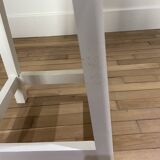 Vintage painted wooden stool