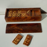 Ebony wooden domino game
