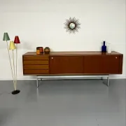 Large sideboard 1960s design Pieter De Bruyne V-Form vintage