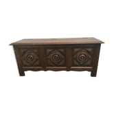 Coffre banc style breton