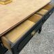 Wood and black desk