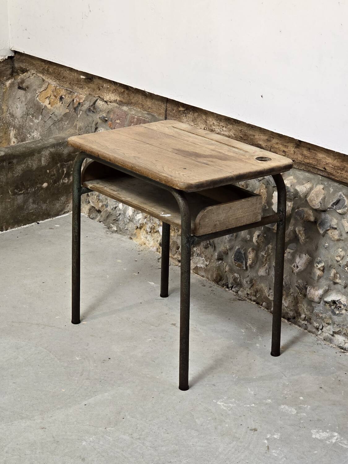 School desk with locker 1960