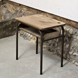 School desk with locker 1960