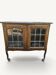 Buffet vitré Art nouveau en chêne et verre plombé