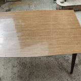 Table vintage pieds compas