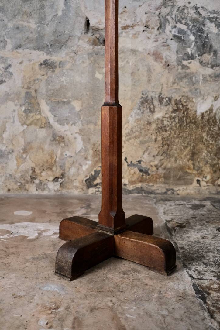 Oak coat rack, France, early 20th century