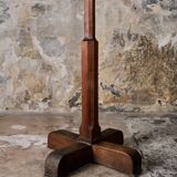 Oak coat rack, France, early 20th century