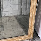 19th century mercury mirror patinated trumeau