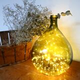 15-litre green demijohn