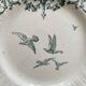 Flat iron earthenware plate "Marie Antoinette" Opaque by Gien