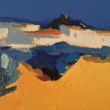 Huile sur Toile (1997) le vieux cyprès, Pascal Etchenic