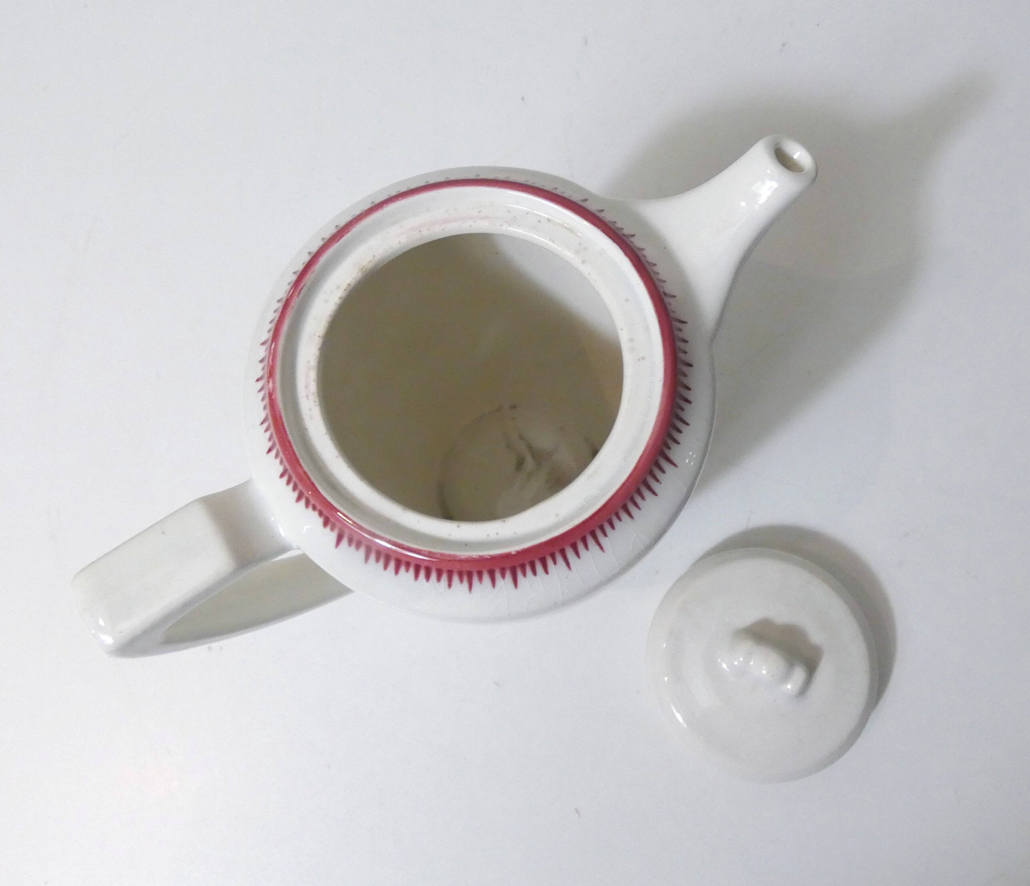 Digoin sarreguemines teapot model fleurettes