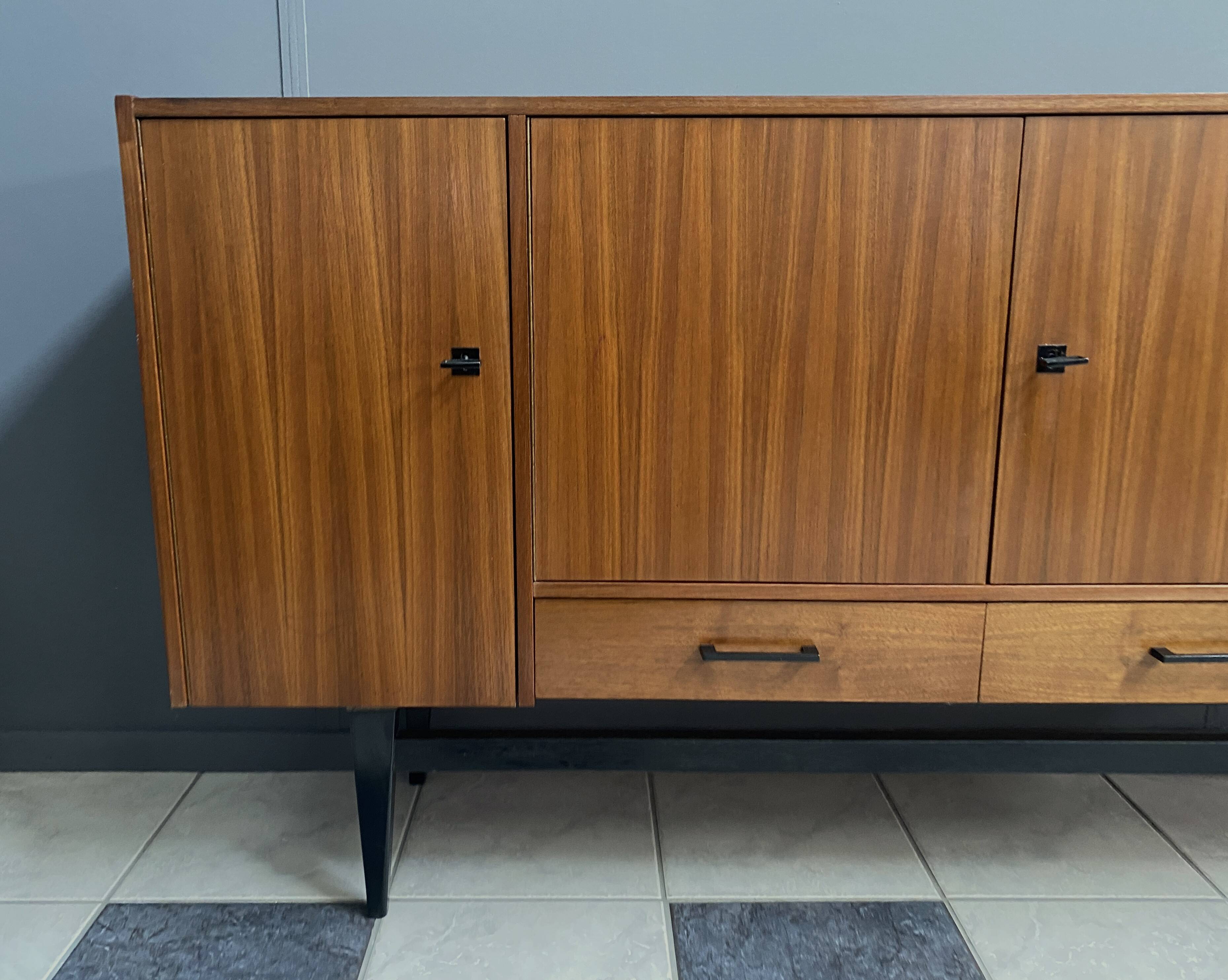 wood sideboard 1970s