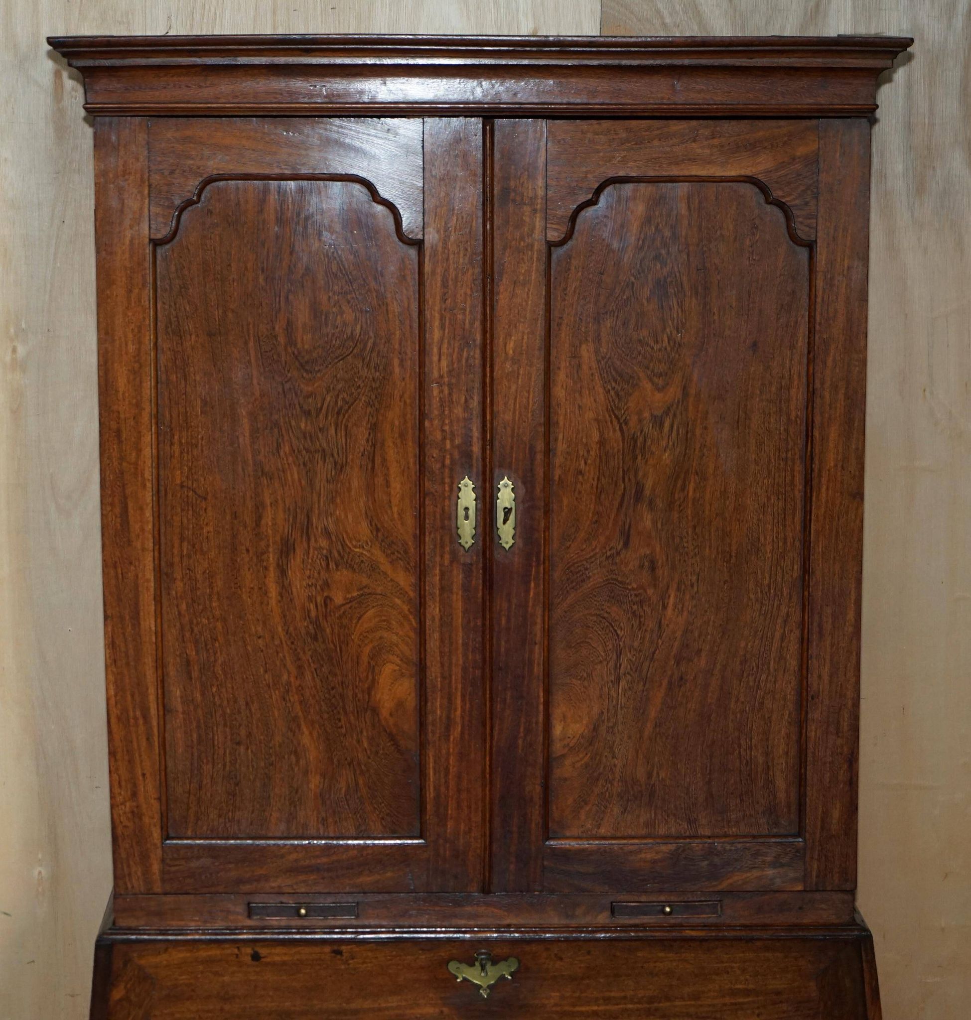 Colonial camphor wood library desk, George III period circa 1760.
