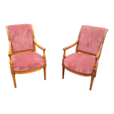 Paire de fauteuils directoire anciens