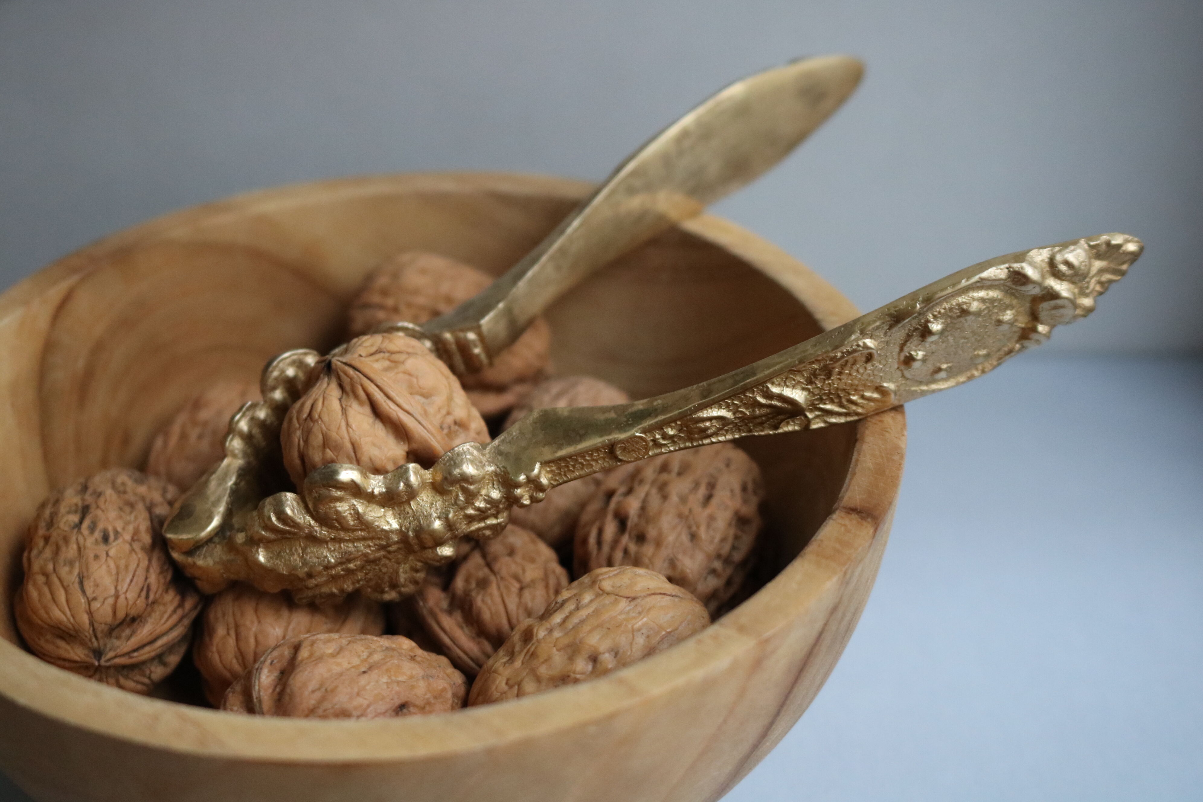 Vintage brass ornate nutcracker