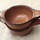 Pair of terracotta ear bowls