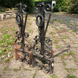 Paire de chenets anciens