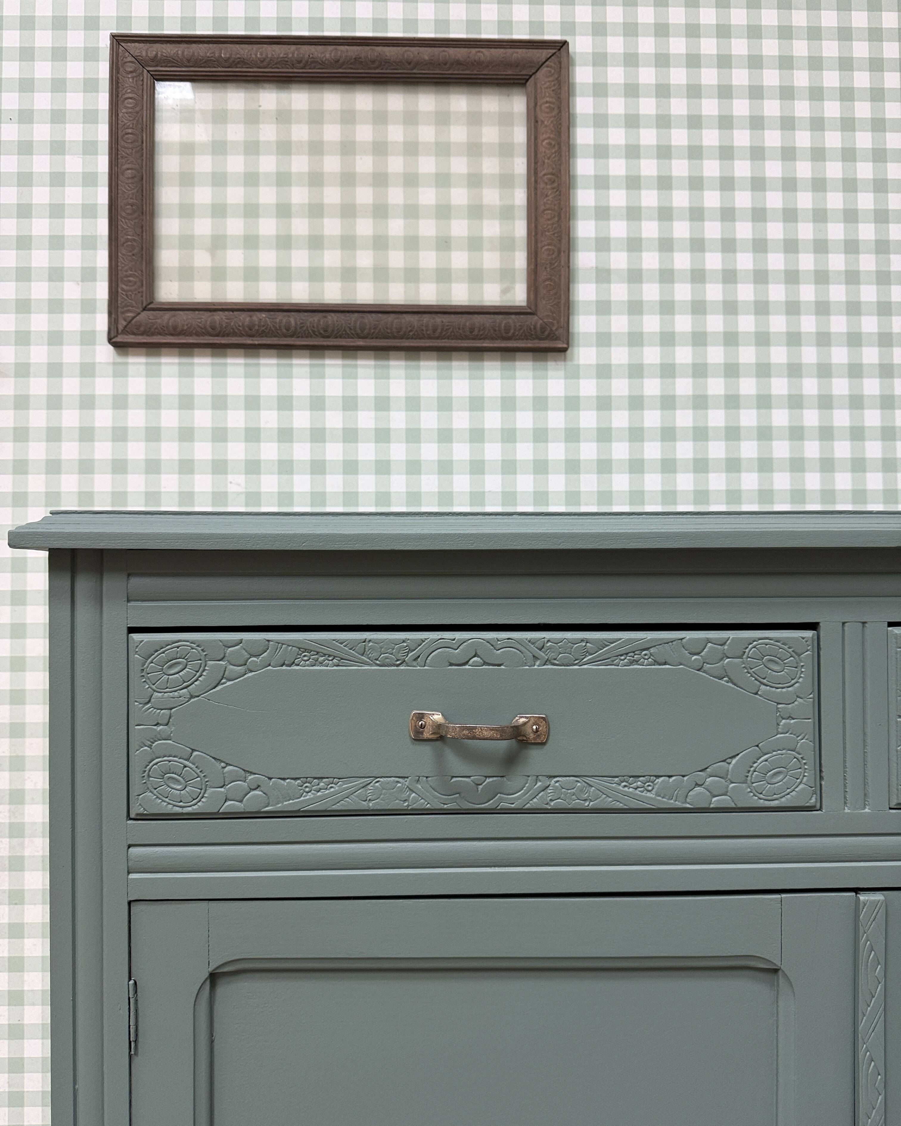 Buffet art déco vert (rénové)