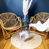 Rattan armchair