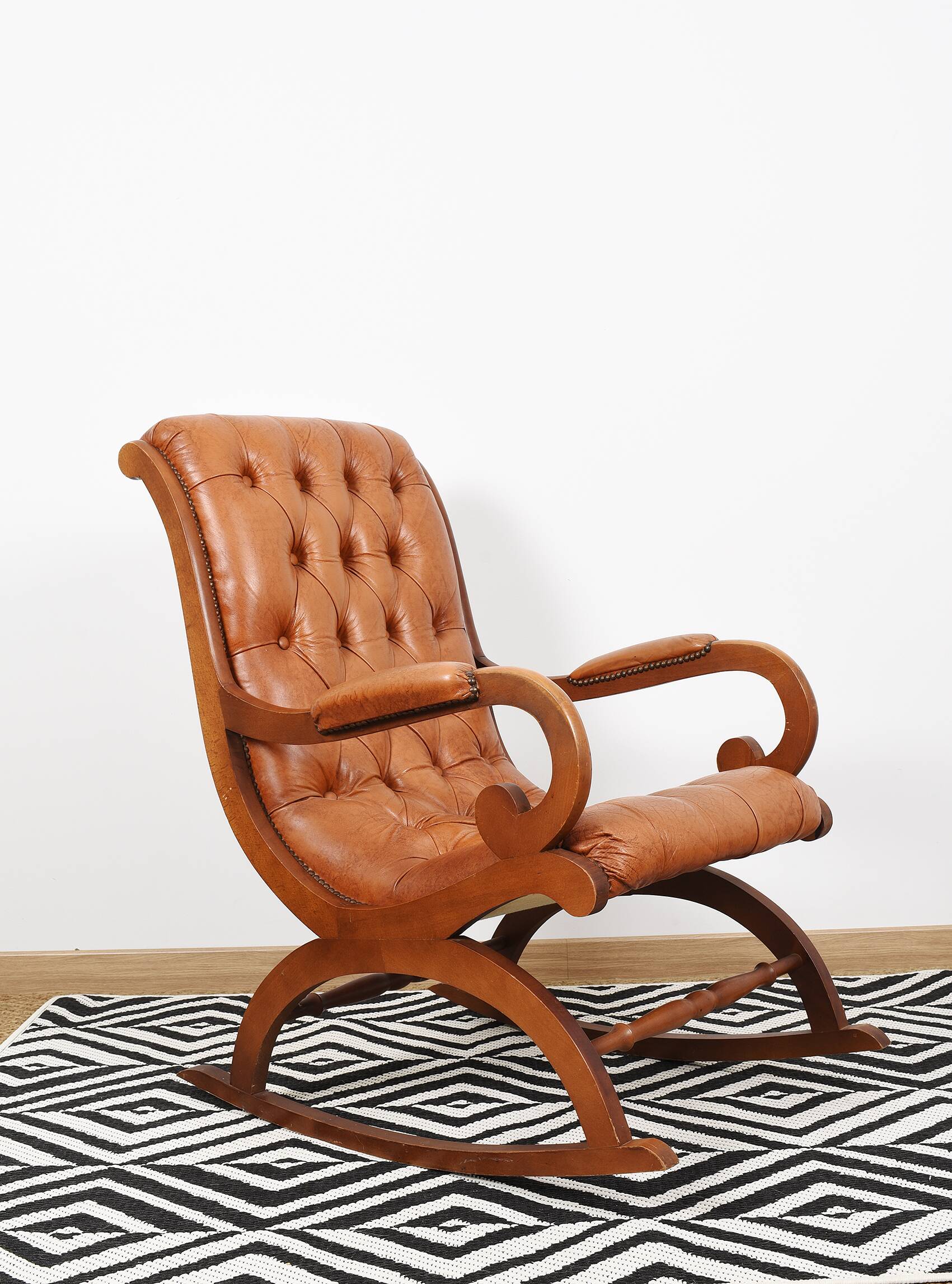 Rocking chair, Chesterfield style