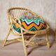 Chair child rattan vintage retro 60s Bohemian bamboo Wicker