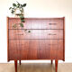 Scandinavian commode with pencil legs