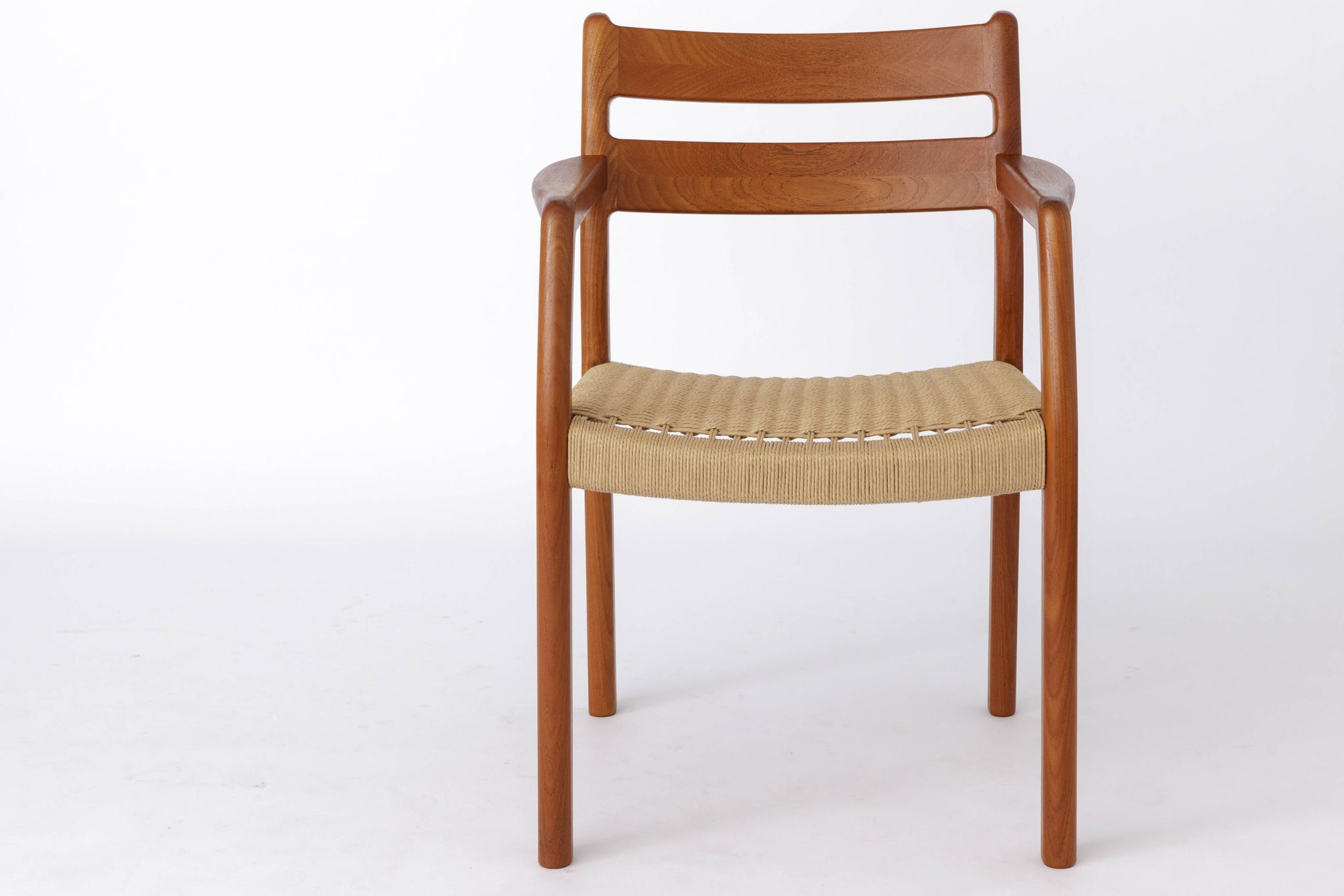 Ensemble de 3 chaises vintage 1960 EMC Mobler en teck danois