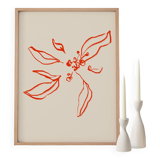Botanical illustration giclee print, 50x70