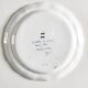 Moustiers earthenware plate with flowers