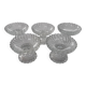 Set of 5 very old mini compote dishes, PORTIEUX