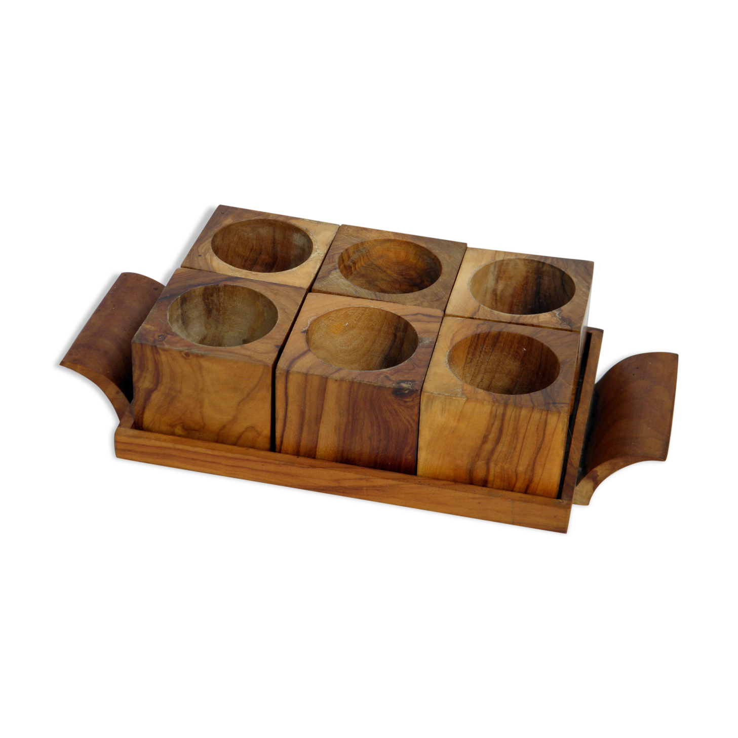 Wooden egg display
