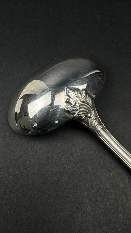 Christofle Marly sauce spoon silver-plated 1980s