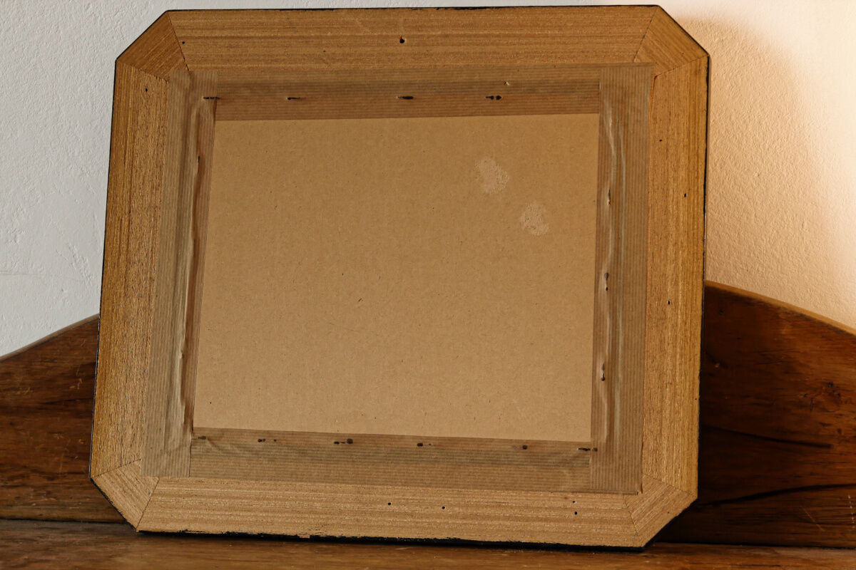 Still life, art deco frame