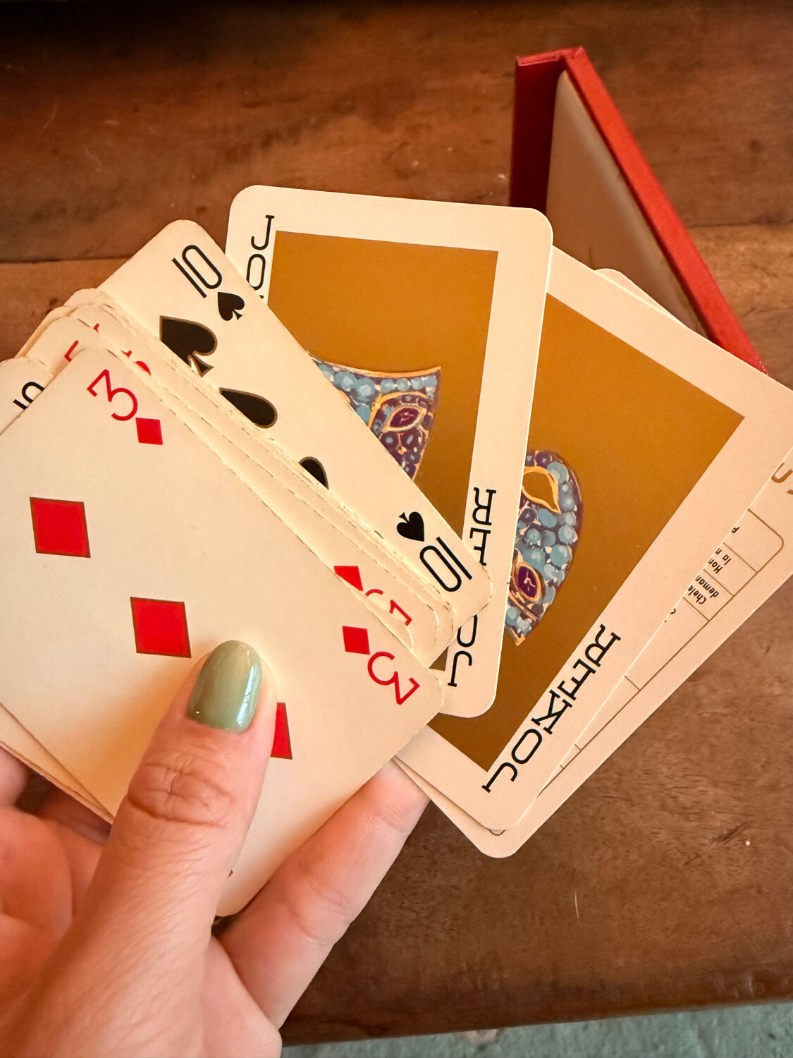 Cartier playing cards