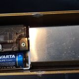 Rare table clock by Junghans , germany 70s