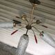 Vintage 5-light chandelier, 50's