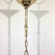 1-light lantern in gold metal