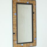 Cast iron and mosaic tiles mirror, 1960s.