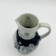 Stoneware wine pitcher Marzi & Remy "Wine dispels sadness"